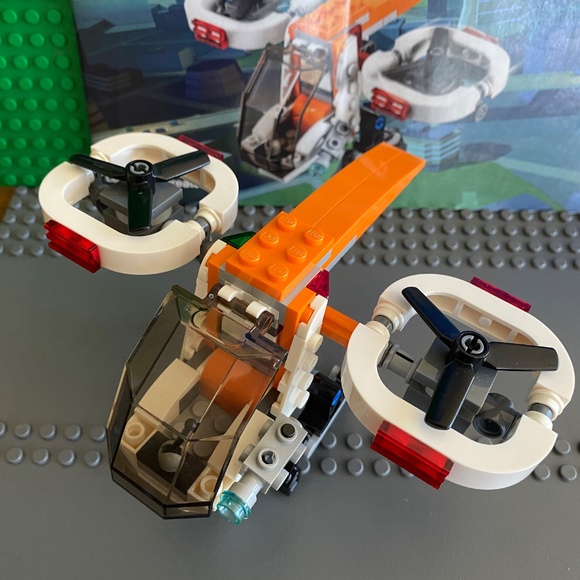 Lego Creator 3 in 1 Drone Explorer Complete w/ Manual No Box Retired - Picture 5 of 9
